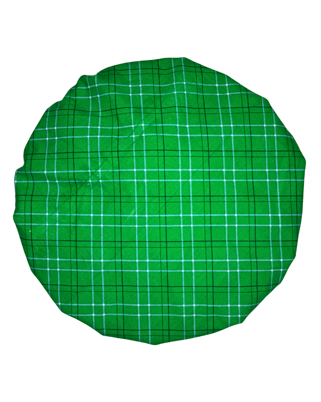 Green Plaid Bonnet