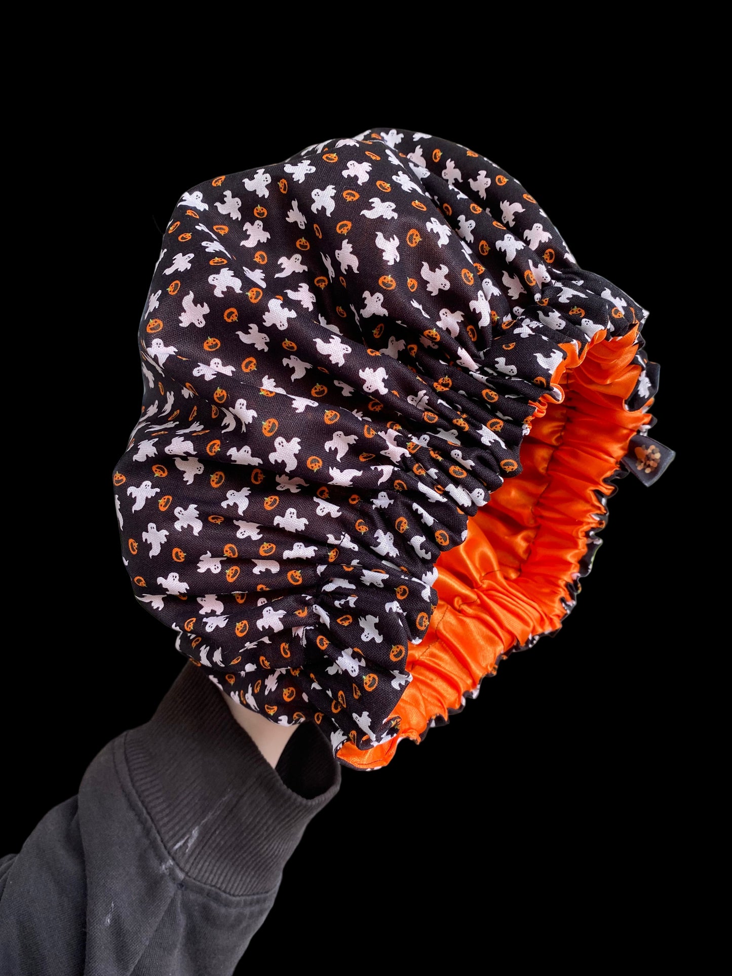 Ghost & Pumpkin Party Bonnet