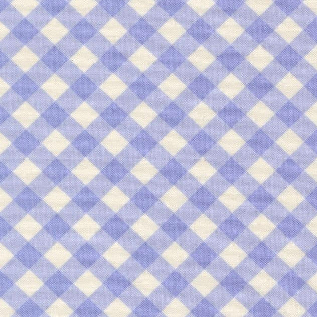 Periwinkle Gingham Bonnet