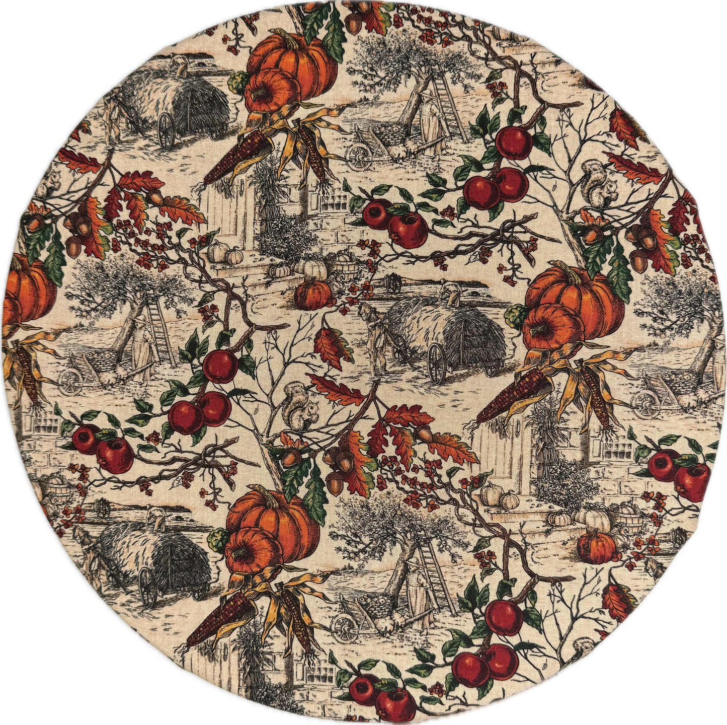 Vintage Pumpkin Town Bonnet