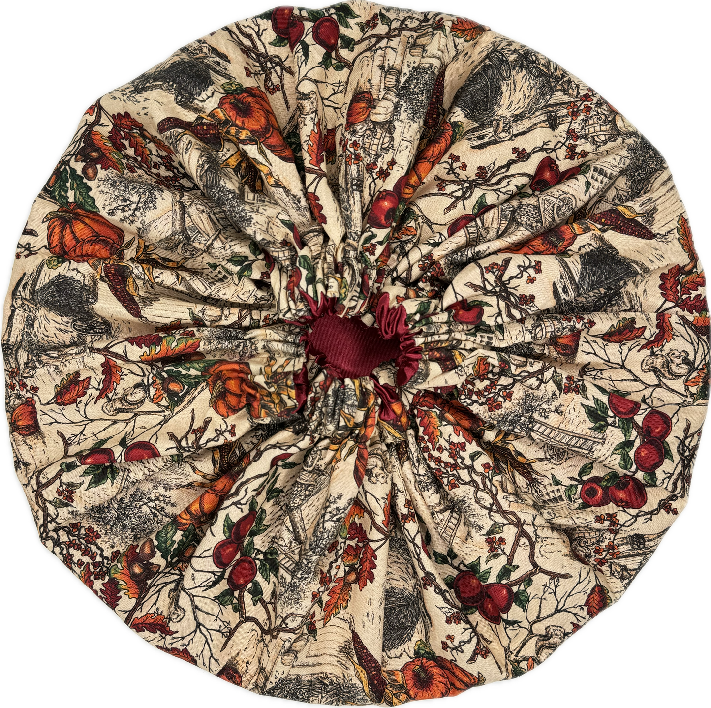 Vintage Pumpkin Town Bonnet
