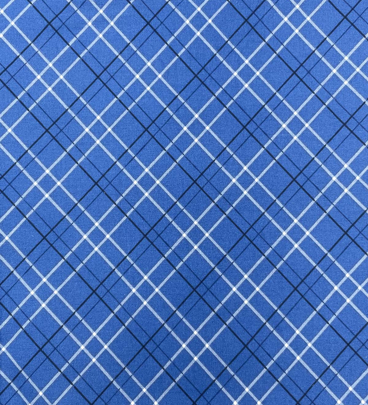 Blue Plaid Bonnet