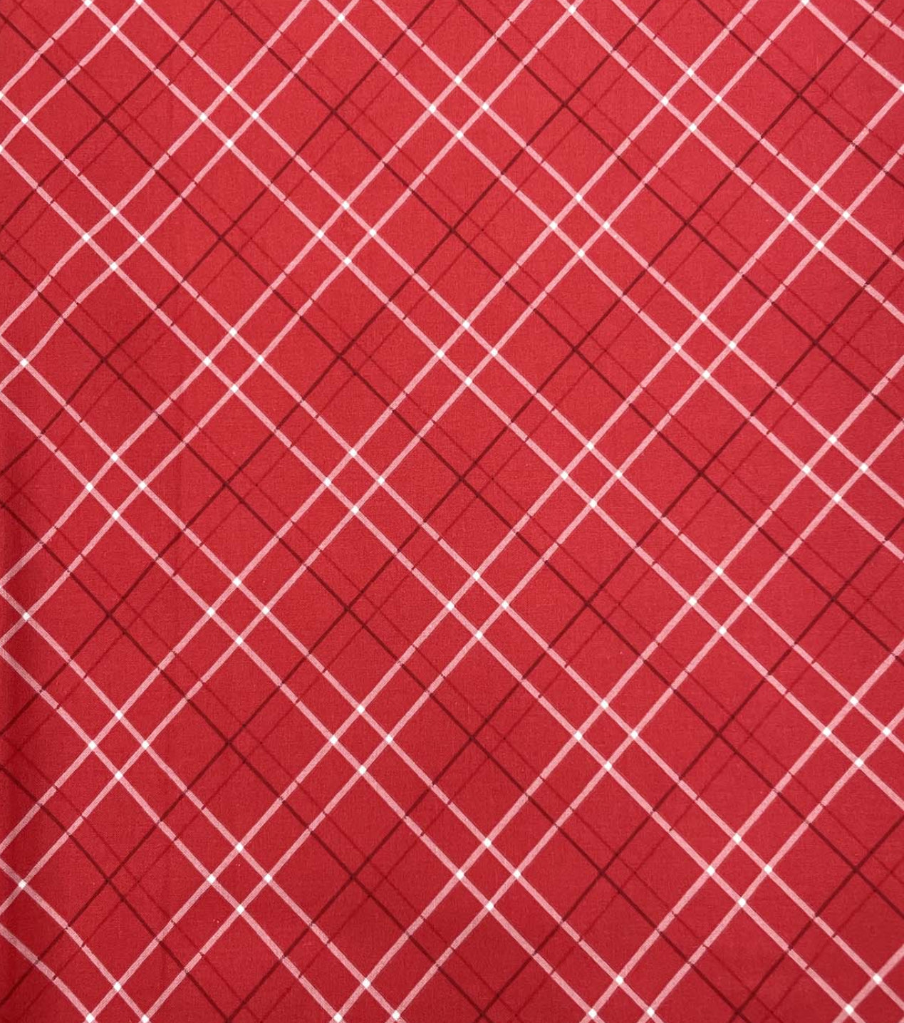 Red Plaid Bonnet