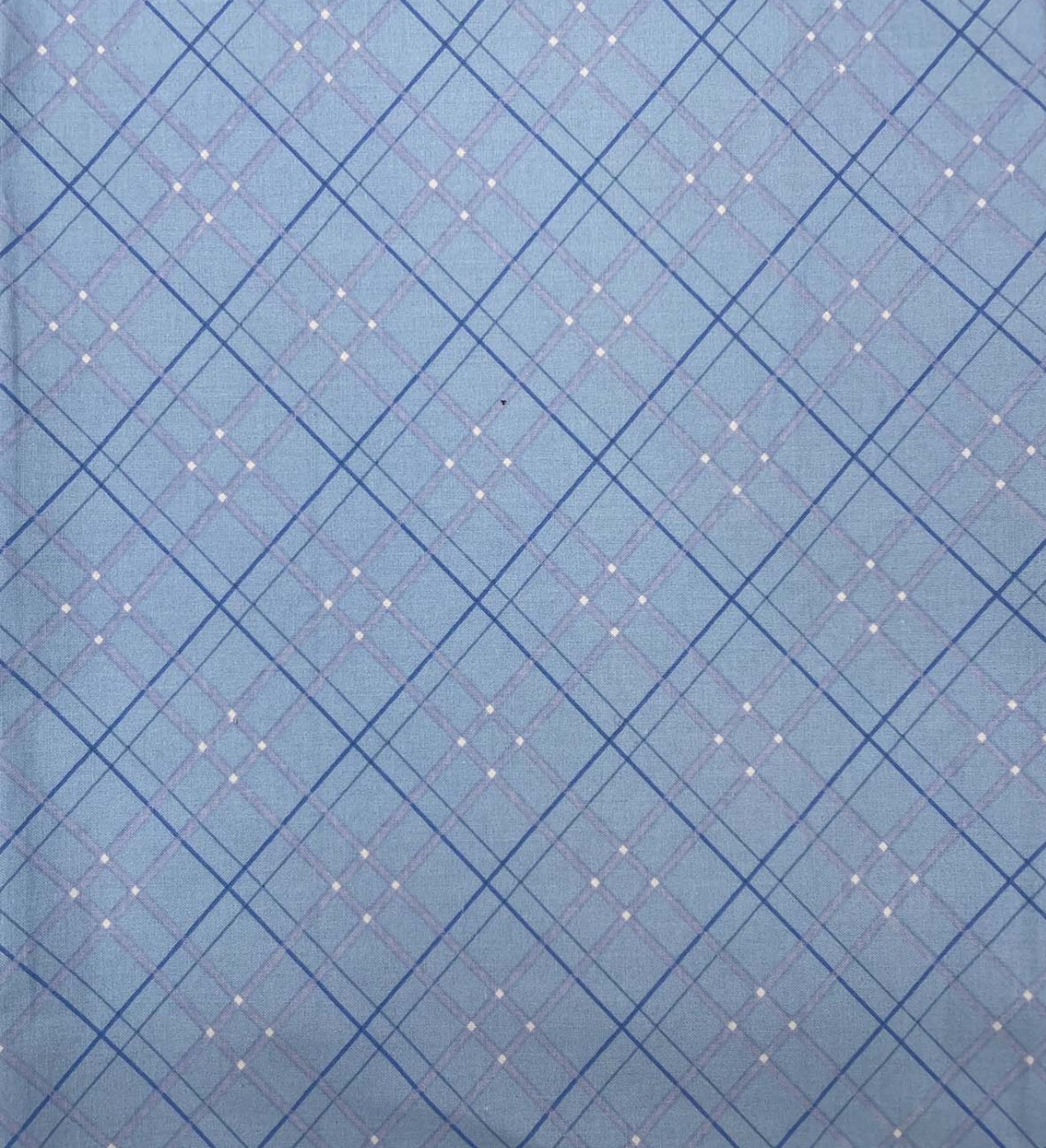 Light Blue Plaid Bonnet