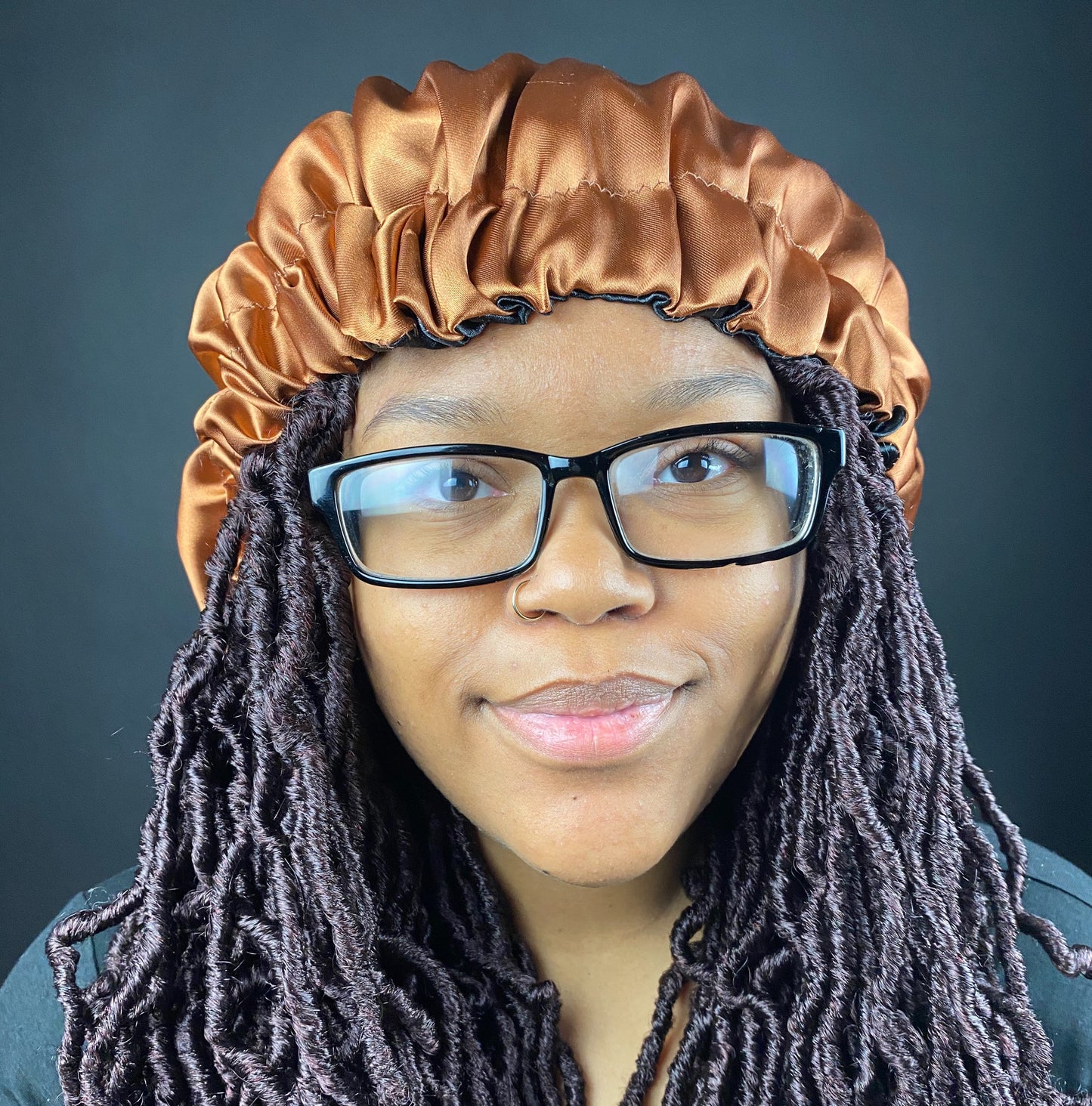 Reversible Satin Bonnet