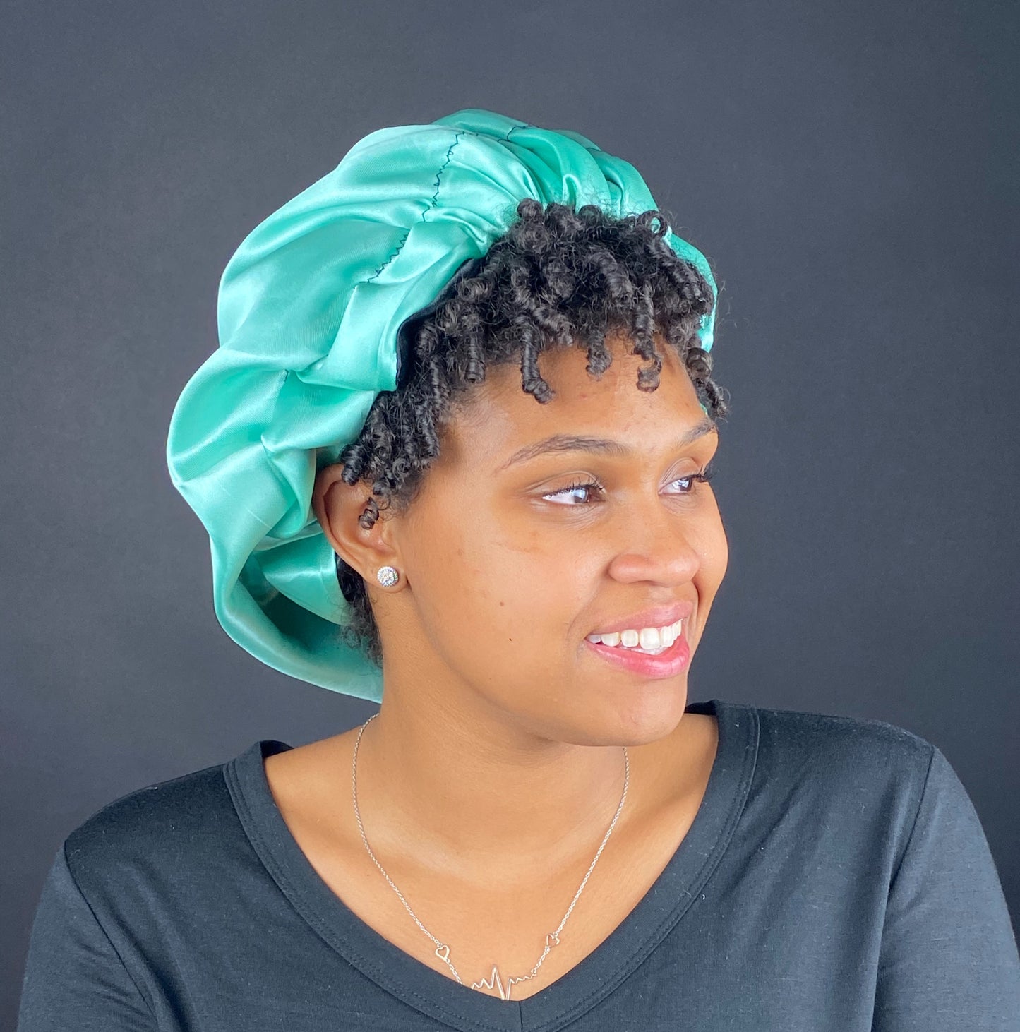 Reversible Satin Bonnet