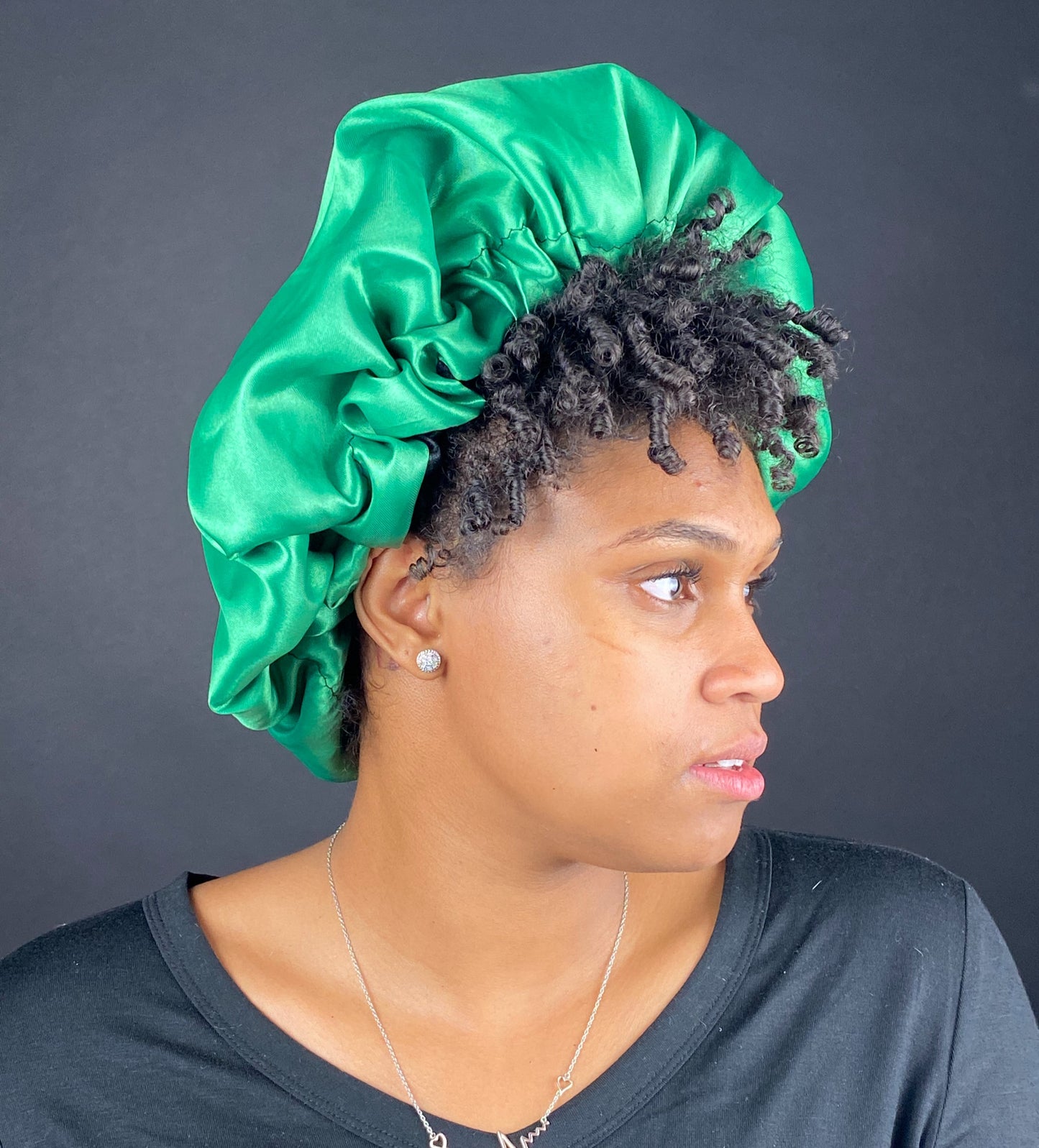 Reversible Satin Bonnet