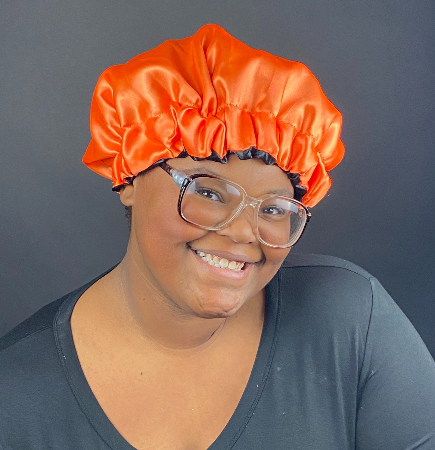 Reversible Satin Bonnet