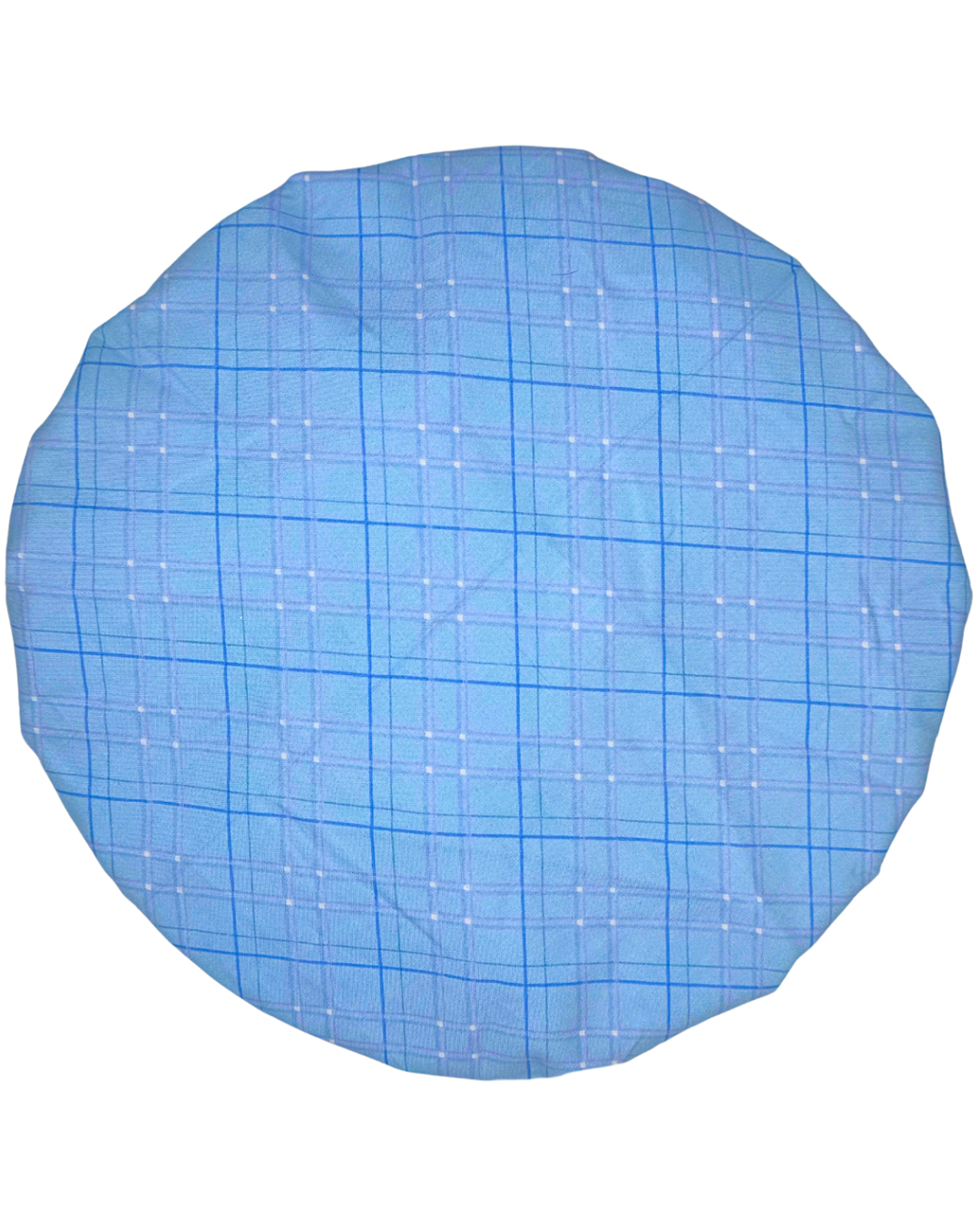 Light Blue Plaid Bonnet