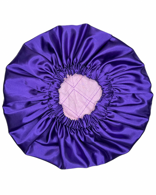 Light Purple Plaid Bonnet