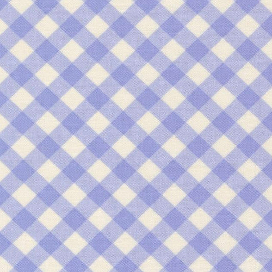 Periwinkle Gingham Bonnet