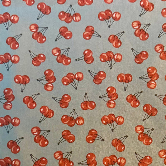 Cherries (Blue) Bonnet