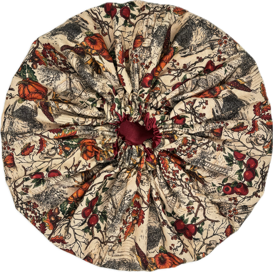 Vintage Pumpkin Town Bonnet