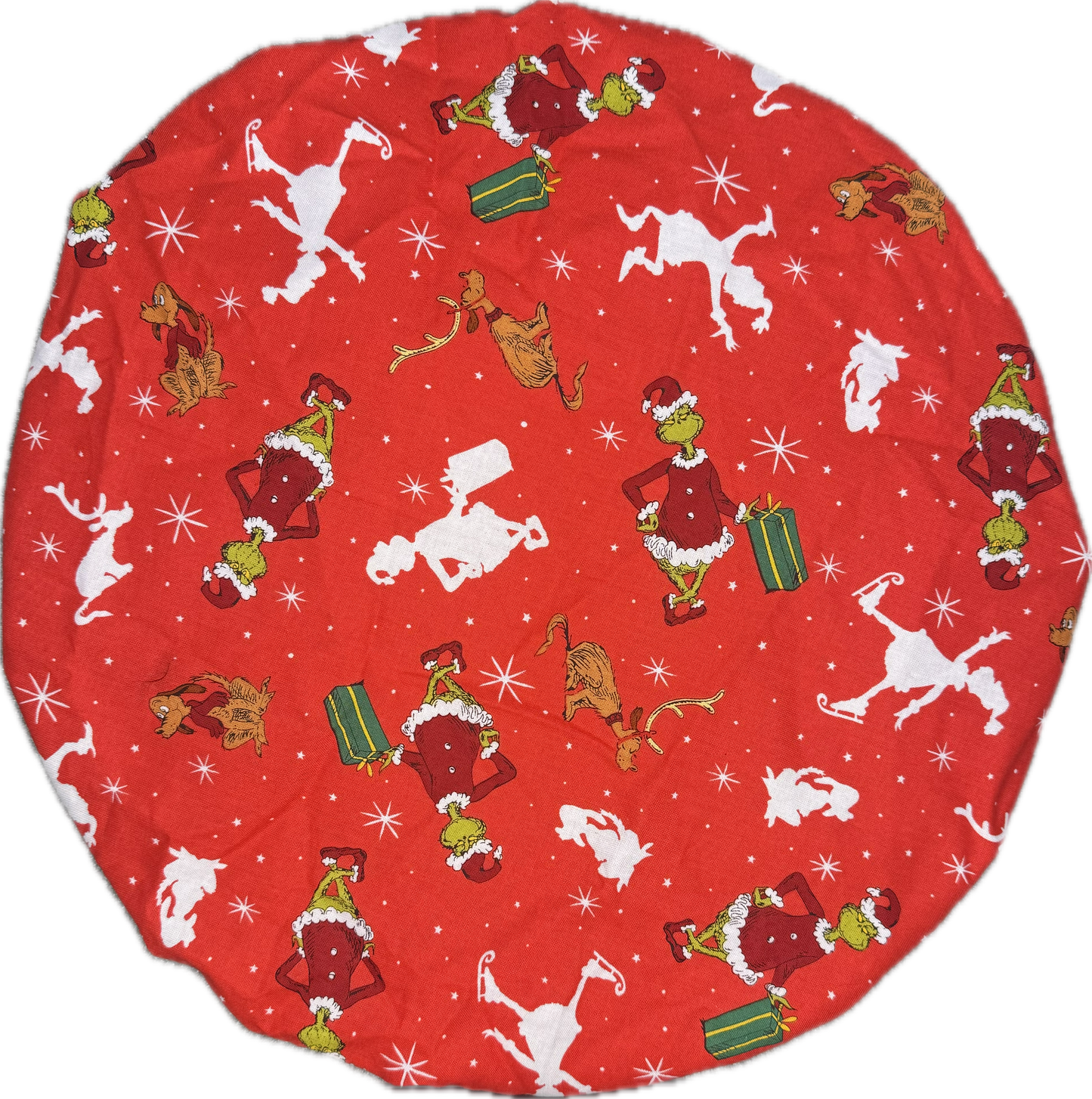 Christmas Cartoon Bonnet (White Outline)