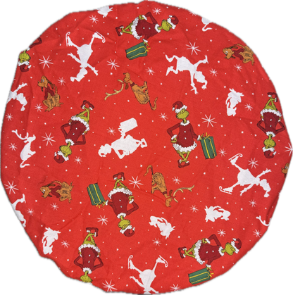 Christmas Cartoon Bonnet (White Outline)