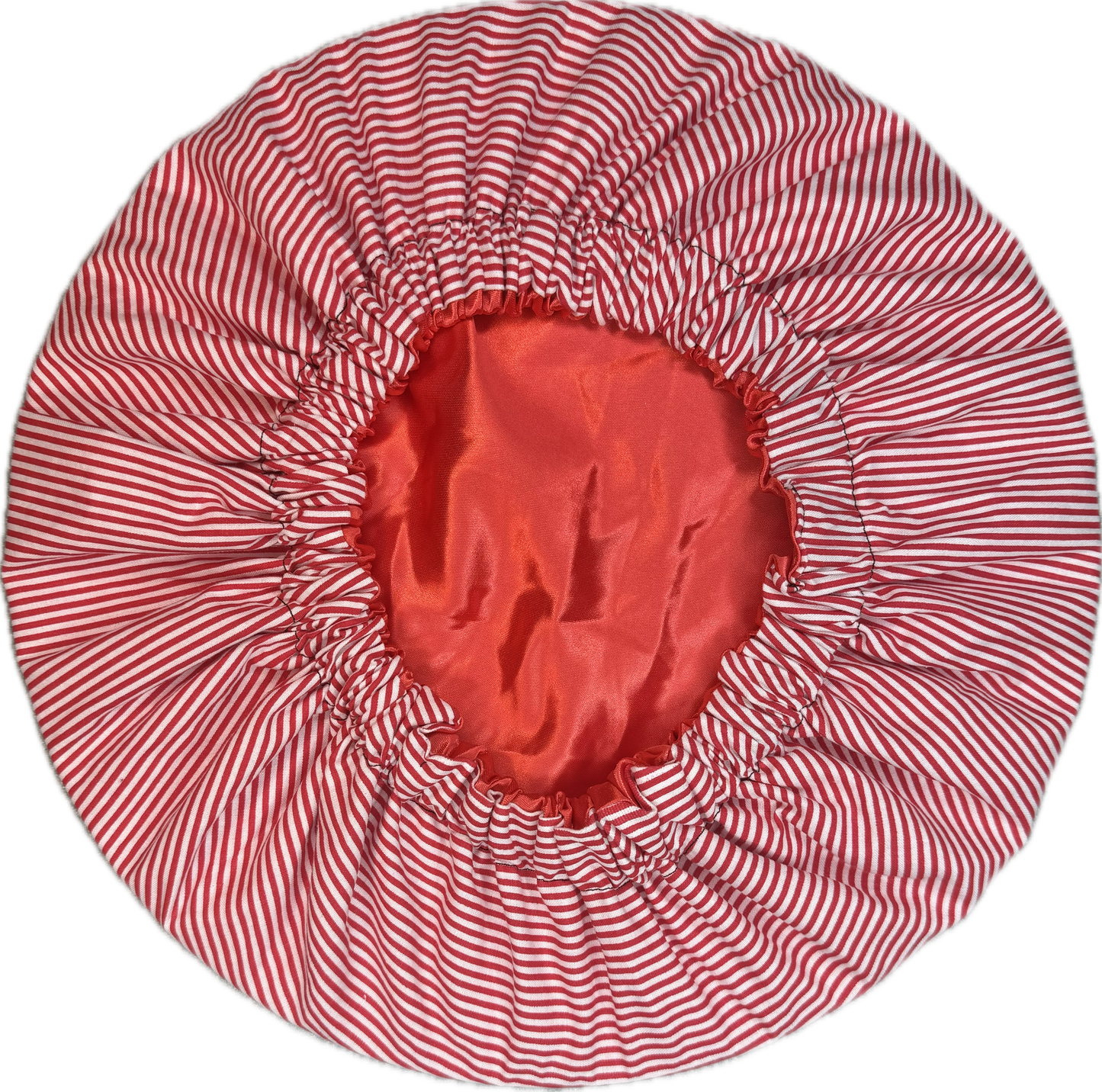 Red Stripes Bonnet