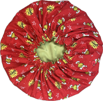 Christmas Cartoon Bonnet (Red)