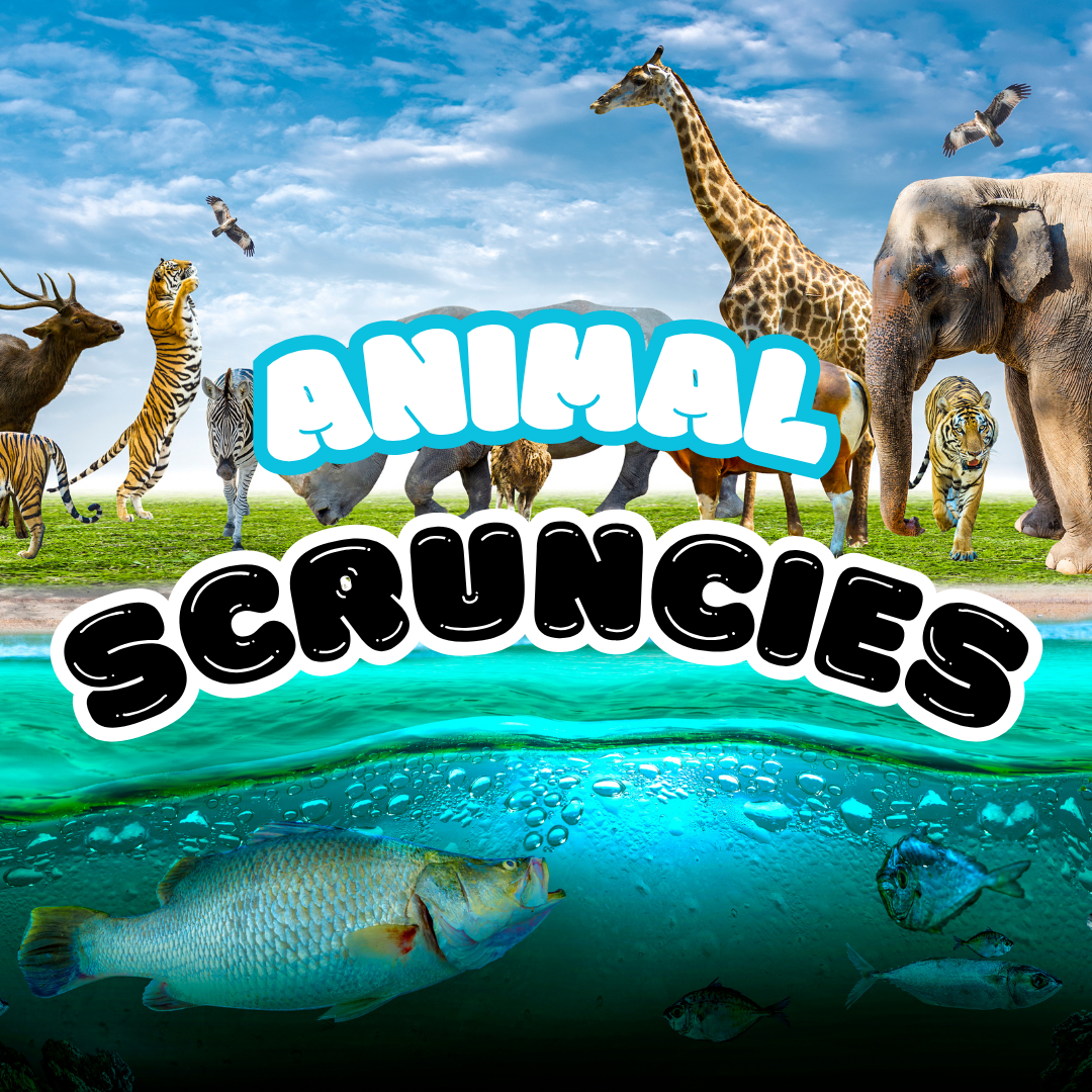 Animal Scrunchies
