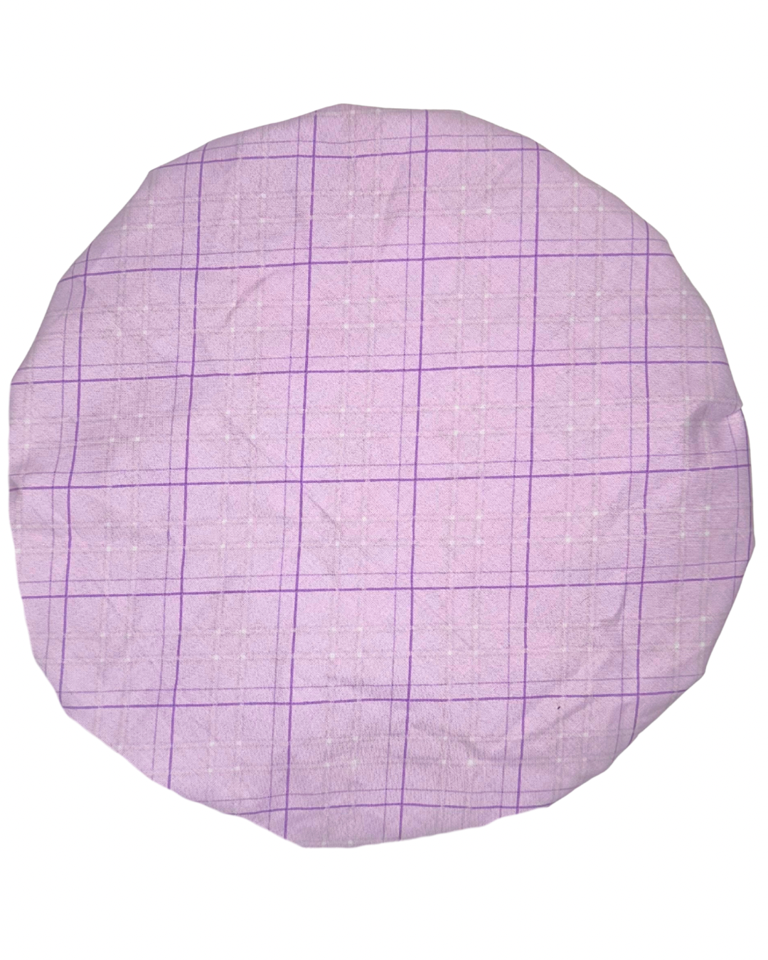 Light Purple Plaid Bonnet