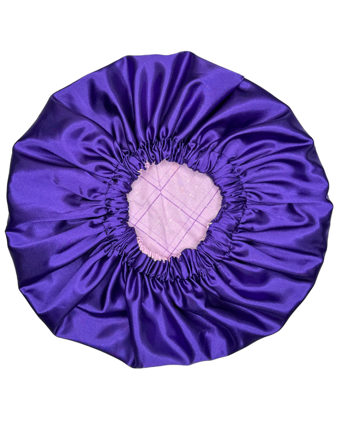 Light Purple Plaid Bonnet