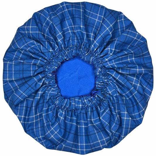Blue Plaid Bonnet