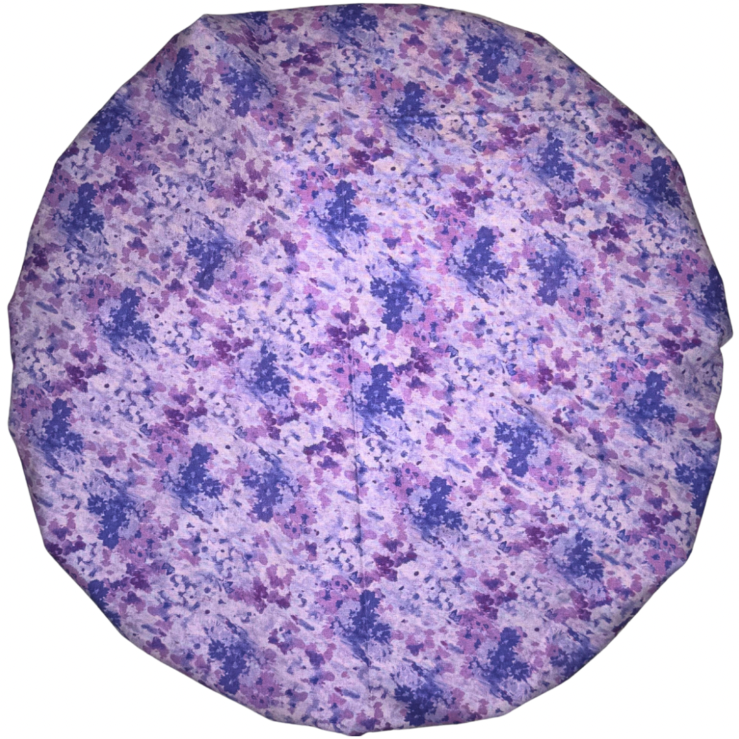 Purple Flower Bush Bonnet