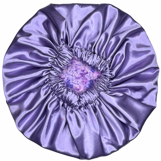 Purple Flower Bush Bonnet