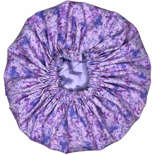 Purple Flower Bush Bonnet