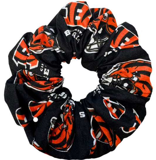 Football Team Scrunchie (CB) BLK