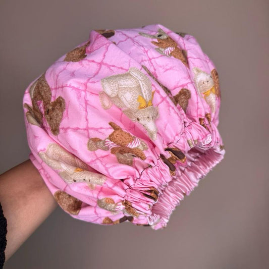 Pink Teddy Bonnet